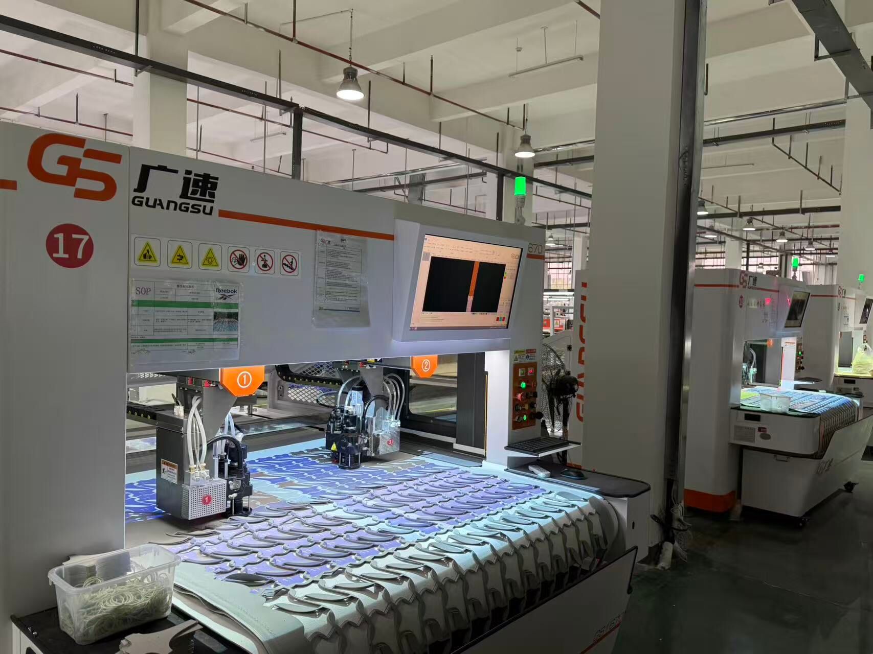 Intelligent production lines inside the campus