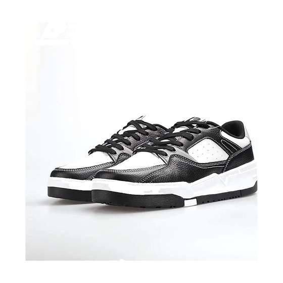 Mens Two Color Stitched Casual Shoes