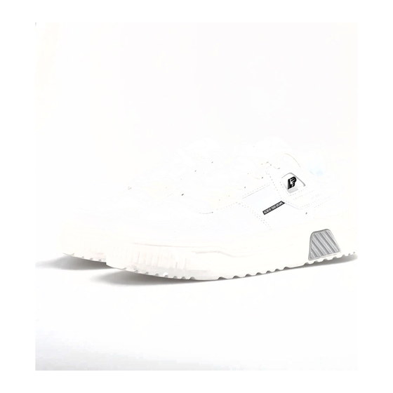 Mens Chunky All White Sneakers