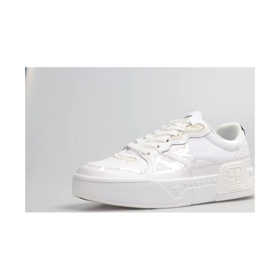 Stitching Synthetic Leather Mesh Casual Shoes