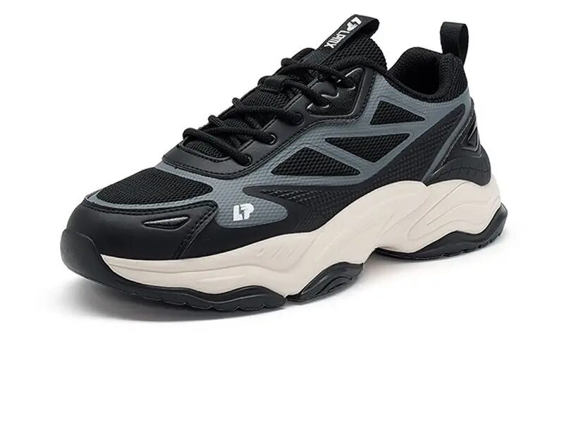 Black high-top basketball shoe