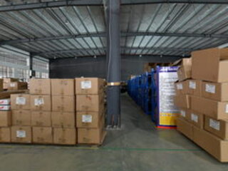 360 scene: finished goods warehouse